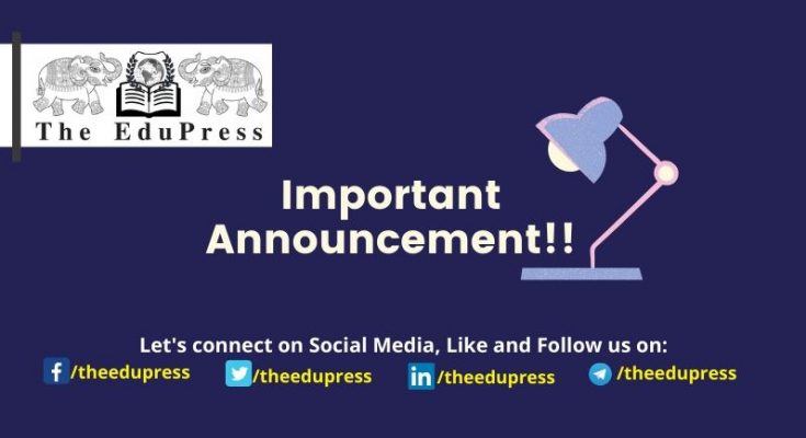 important announcement on the edupress