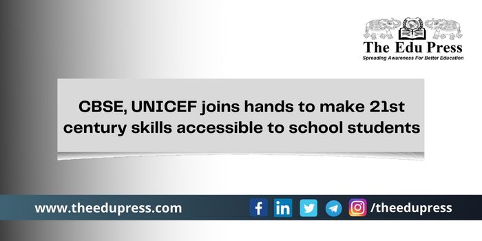CBSE UNICEF YuWaah skill development in schools July 2022