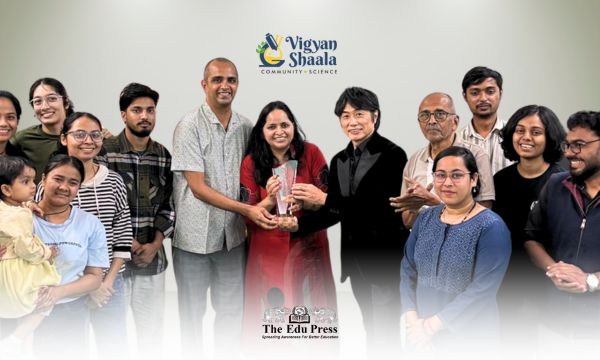 VigyanShaala Wins Prestigious Nikkei Asia Award 2025 for Transforming STEM Education from the Ground Up; read more at theedupress.com